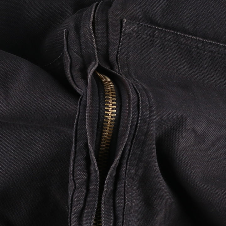 Dickies padded duck canvas full-zip hoodie, men's size L (approx.) cotton black type Vintage Second Hand
