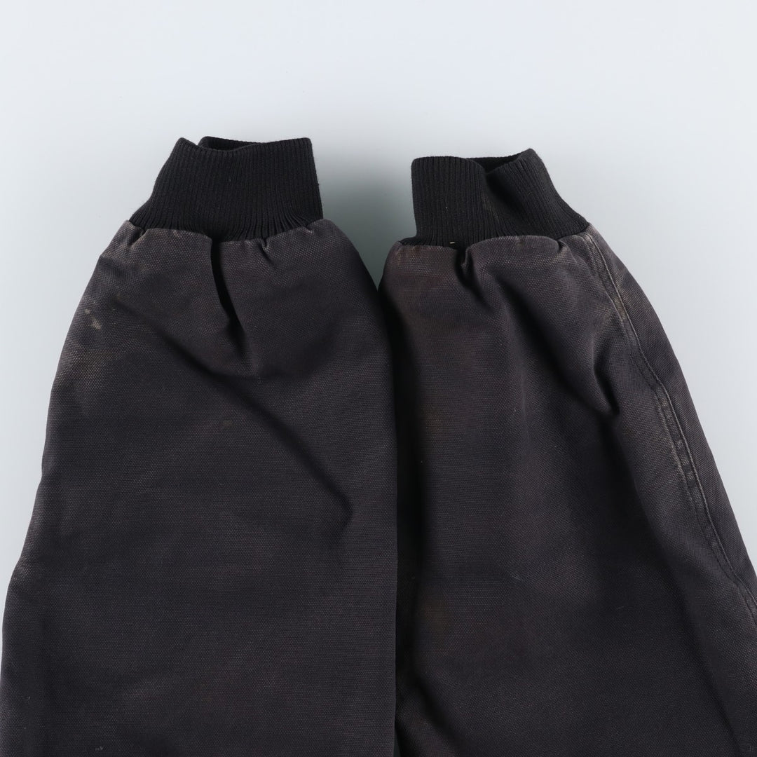 Dickies padded duck canvas full-zip hoodie, men's size L (approx.) cotton black type Vintage Second Hand
