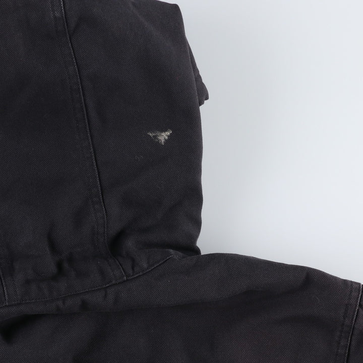 Dickies padded duck canvas full-zip hoodie, men's size L (approx.) cotton black type Vintage Second Hand