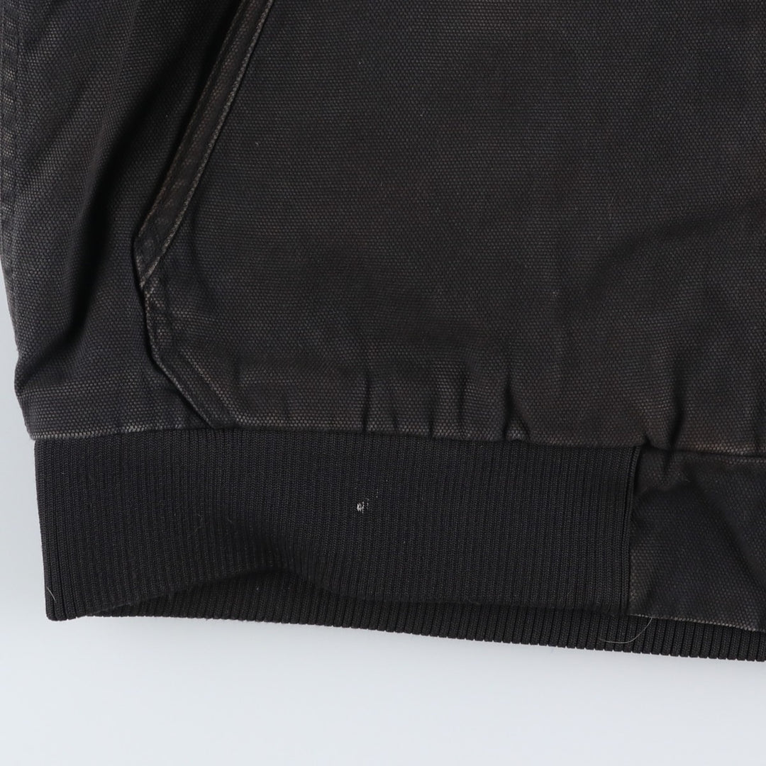 Dickies padded duck canvas full-zip hoodie, men's size L (approx.) cotton black type Vintage Second Hand