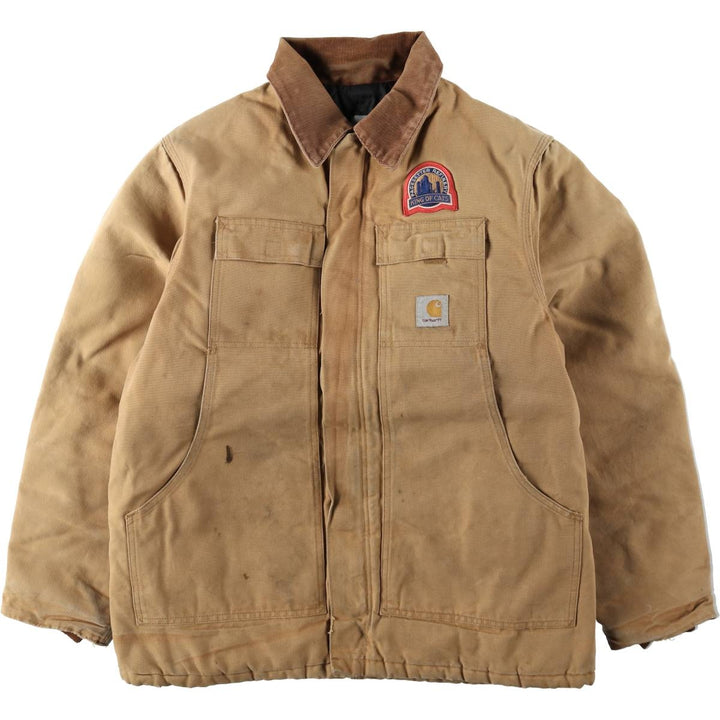 Carhartt Traditional Padded Duck Work Jacket, Men's Size XL unclear brown type Vintage Second Hand