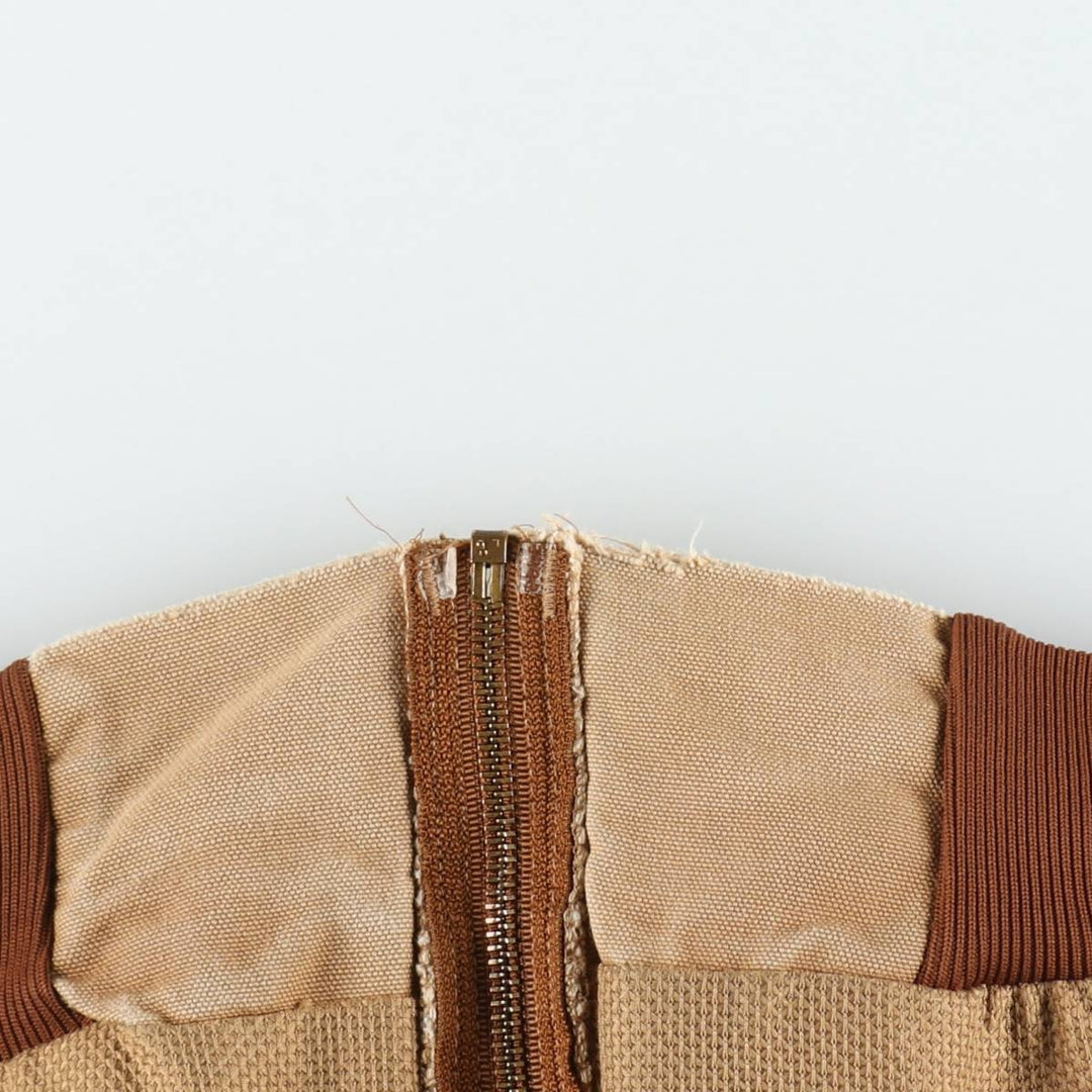 Carhartt Active Jacket Duck Full Zip Hoodie Men's XL unclear brown type Vintage Second Hand