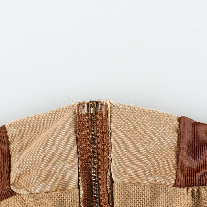 Carhartt Active Jacket Duck Full Zip Hoodie Men's XL unclear brown type Vintage Second Hand