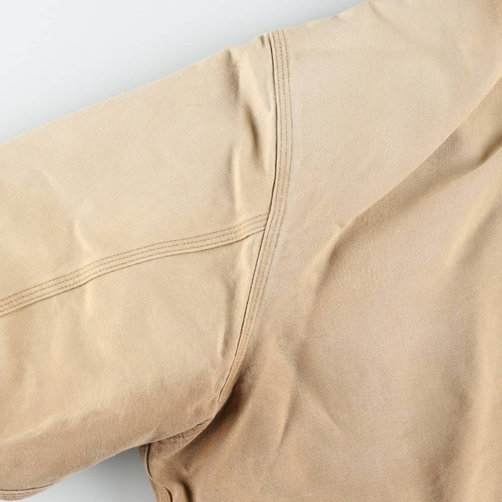 Carhartt Active Jacket Duck Full Zip Hoodie Men's XL unclear brown type Vintage Second Hand