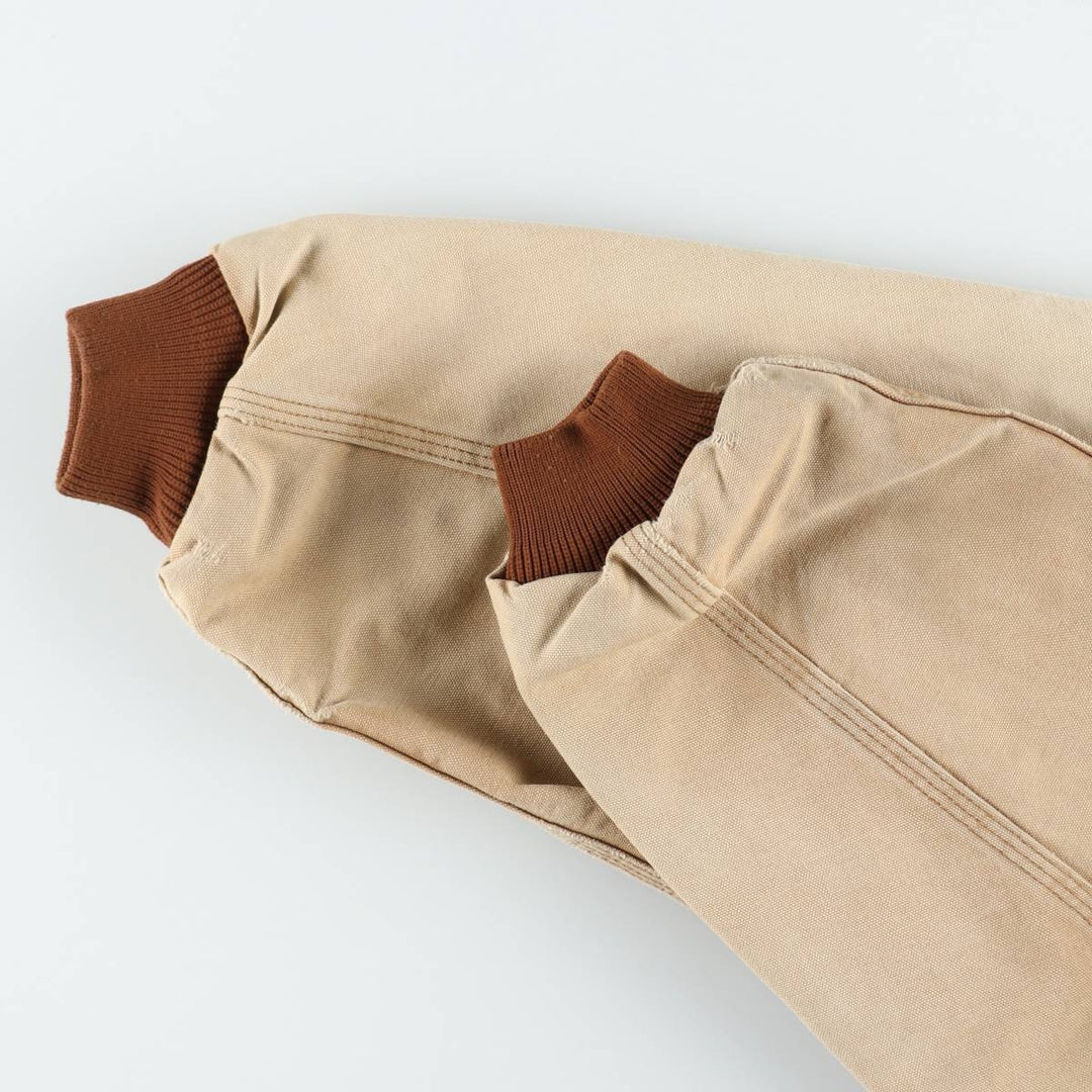 Carhartt Active Jacket Duck Full Zip Hoodie Men's XL unclear brown type Vintage Second Hand