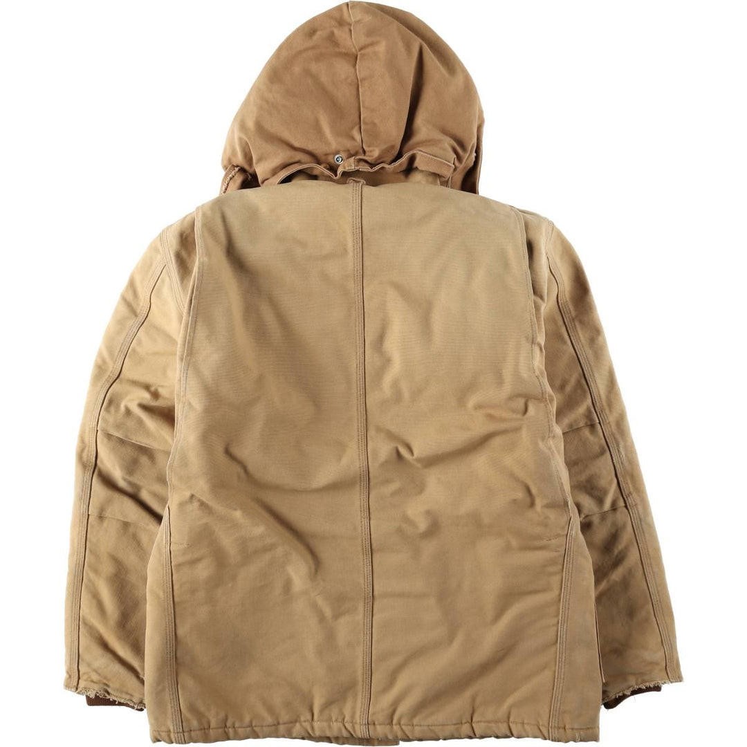 Carhartt Traditional Coat, Hooded, Padded, Duck Full-Zip Hoodie, Men's Size L (approx.) unclear brown type Vintage Second Hand