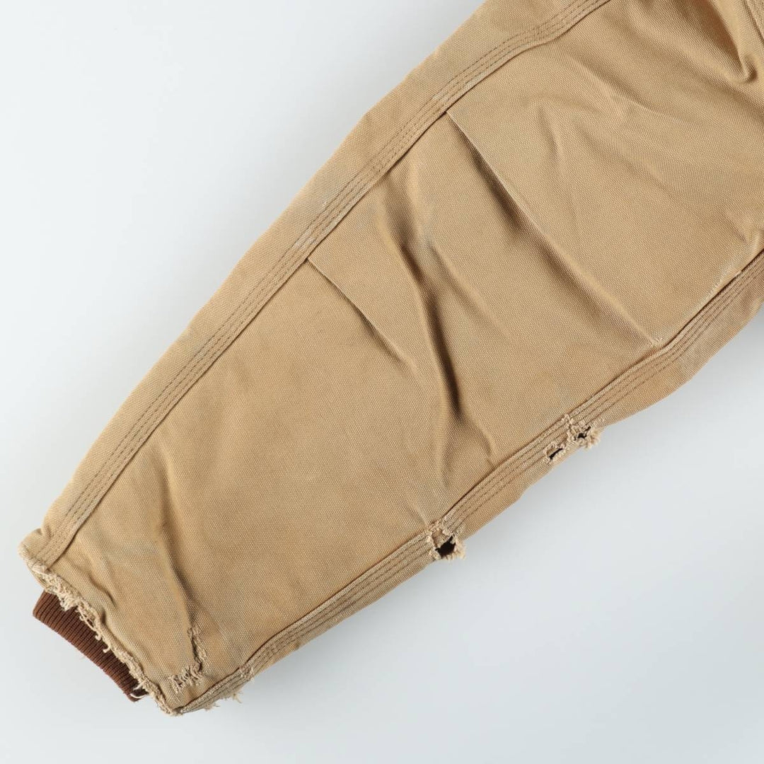 Carhartt Traditional Coat, Hooded, Padded, Duck Full-Zip Hoodie, Men's Size L (approx.) unclear brown type Vintage Second Hand