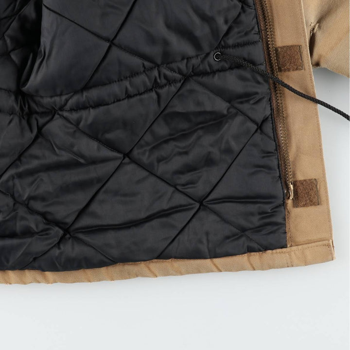 Carhartt Traditional Coat, Hooded, Padded, Duck Full-Zip Hoodie, Men's Size L (approx.) unclear brown type Vintage Second Hand