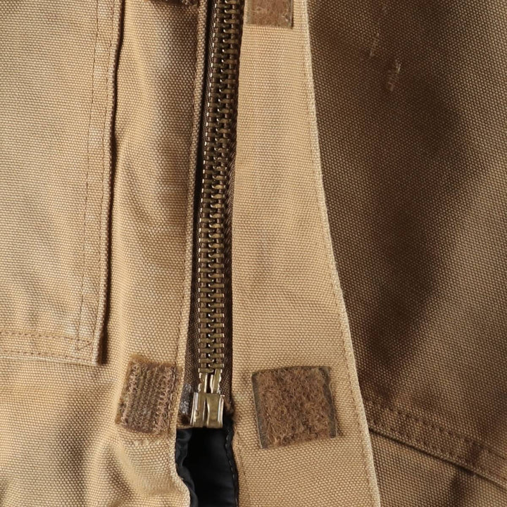 Carhartt Traditional Coat, Hooded, Padded, Duck Full-Zip Hoodie, Men's Size L (approx.) unclear brown type Vintage Second Hand