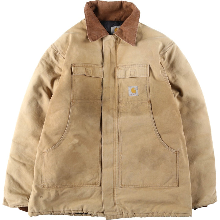 Carhartt Traditional Padded Duck Work Jacket, Made in USA, Men's XL cotton brown type Vintage Second Hand