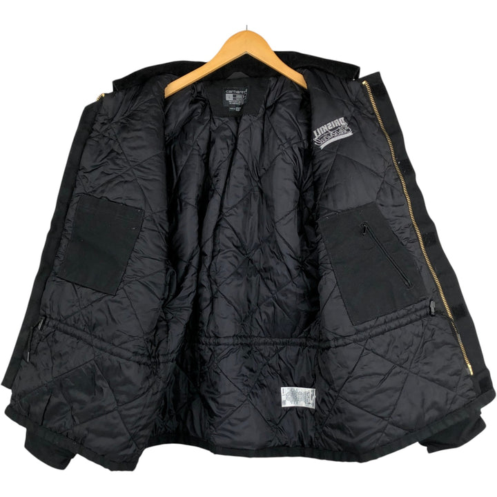 Carhartt Loose Fit Traditional Coat Duck Work Jacket Men's Size L (approx.) cotton black type Vintage Second Hand