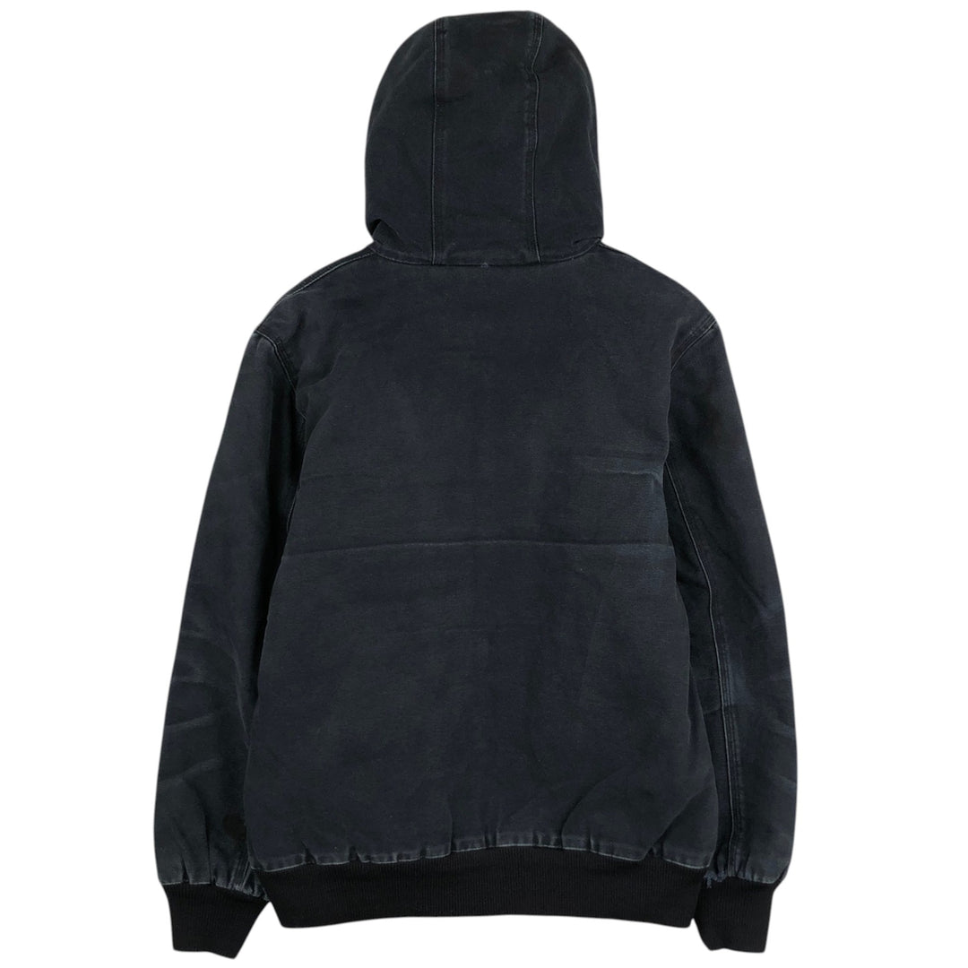 Carhartt Active Jacket, Padded Duck Full-Zip Hoodie, Men's Size L cotton black type Vintage Second Hand