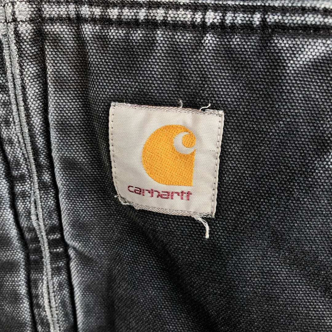 Carhartt Active Jacket, Padded Duck Full-Zip Hoodie, Men's Size L cotton black type Vintage Second Hand
