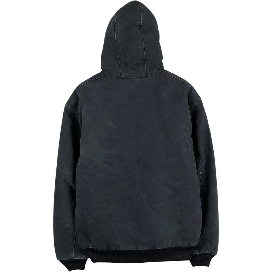 Carhartt Active Jacket, Padded Duck Full-Zip Hoodie, Men's XXL unclear black type Vintage Second Hand