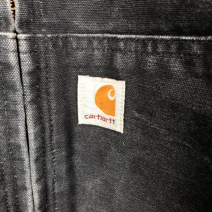 Carhartt Active Jacket, Padded Duck Full-Zip Hoodie, Men's XXL unclear black type Vintage Second Hand