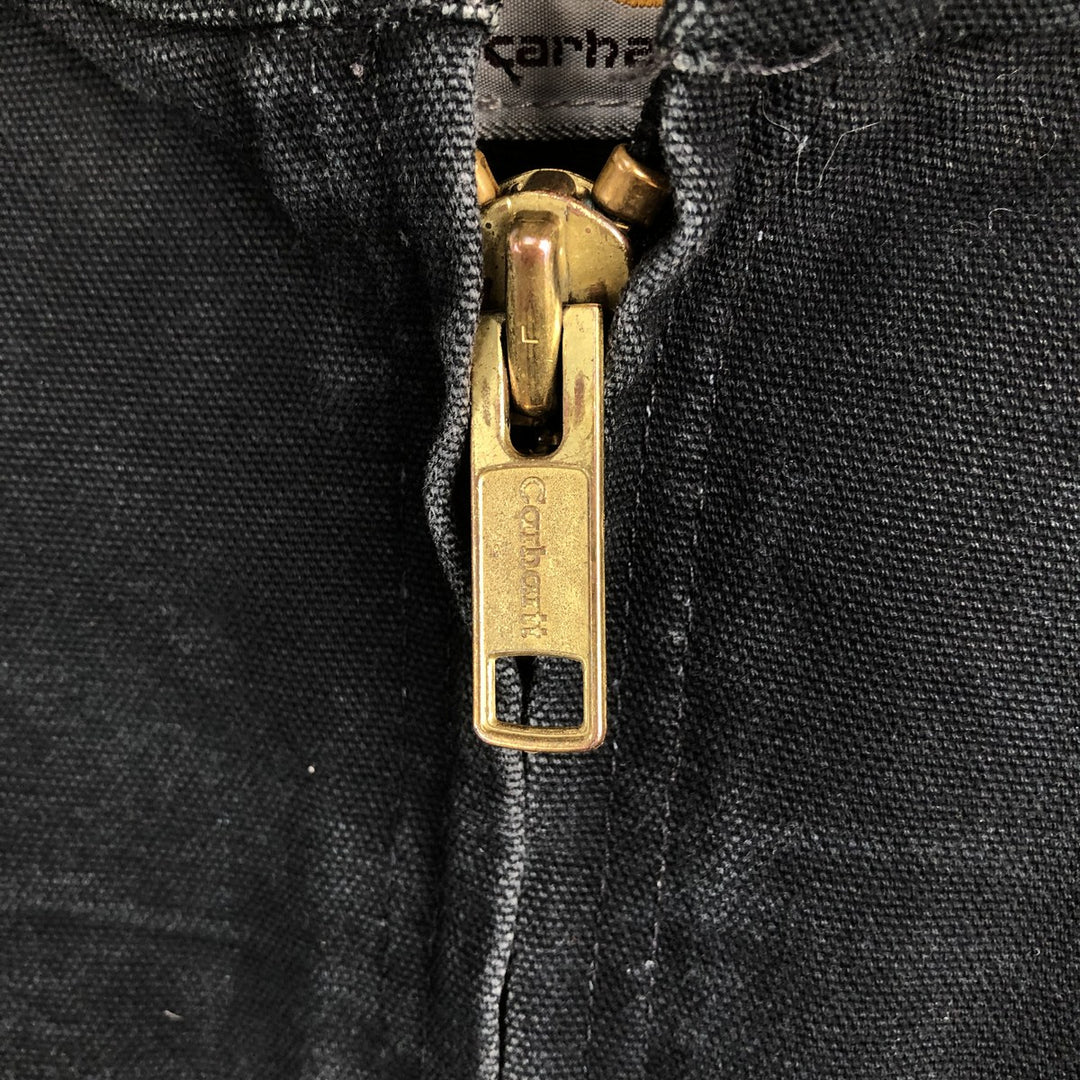 Carhartt Active Jacket, Padded Duck Full-Zip Hoodie, Men's XXL unclear black type Vintage Second Hand