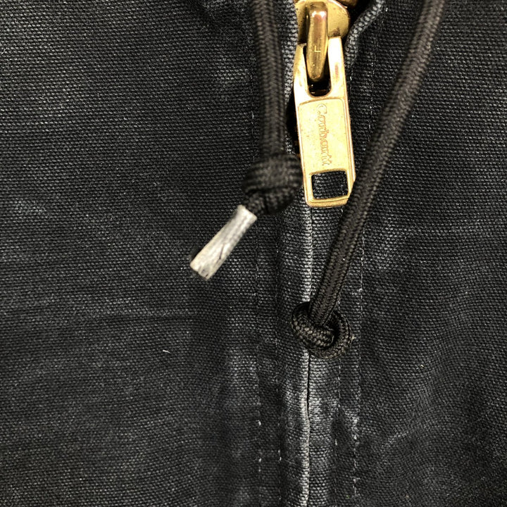 Carhartt Active Jacket, Padded Duck Full-Zip Hoodie, Men's XXL unclear black type Vintage Second Hand