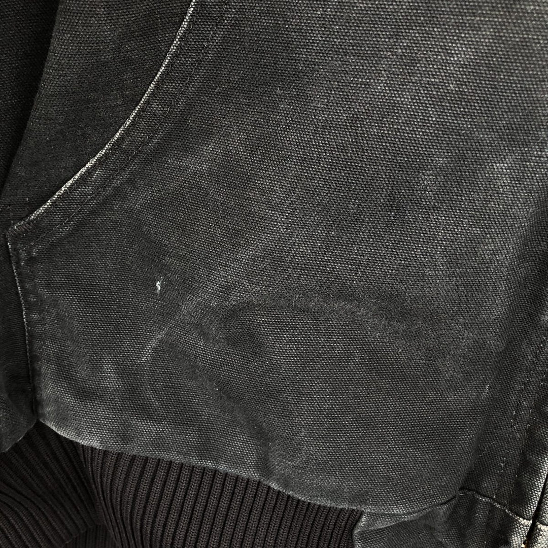 Carhartt Active Jacket, Padded Duck Full-Zip Hoodie, Men's XXL unclear black type Vintage Second Hand