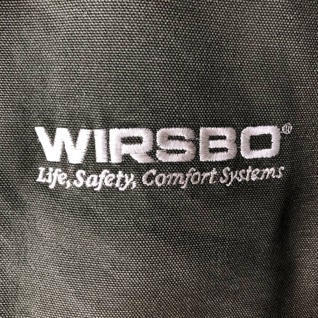00'S Carhartt Active Jacket Duck Full Zip Parka Men's L size cotton Khaki type sage green Vintage Second Hand
