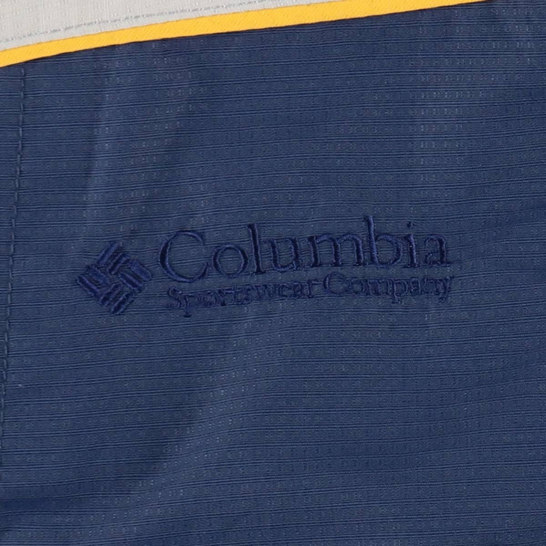 1990'S Columbia Ripstop Mountain Parka Shell Jacket (Men's Size L) unclear navy blue type Vintage Second Hand