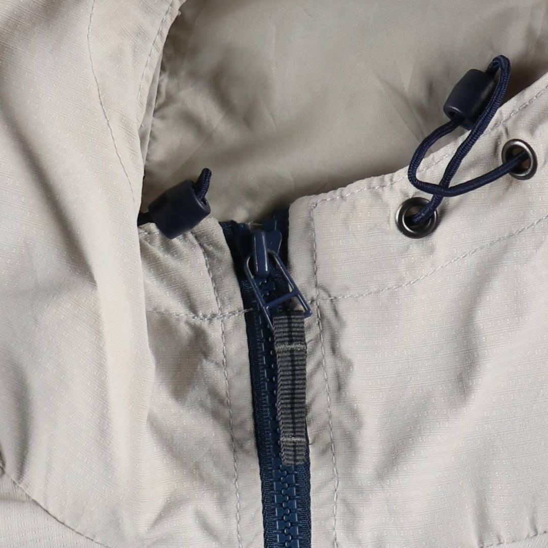1990'S Columbia Ripstop Mountain Parka Shell Jacket (Men's Size L) unclear navy blue type Vintage Second Hand