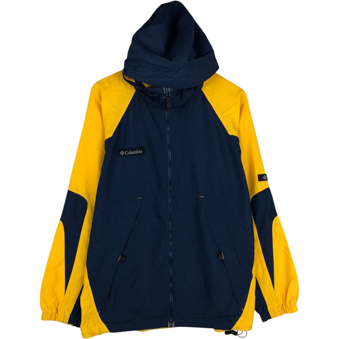 90s-00'S Columbia Mountain Parka Shell Jacket, Men's Size L (Equivalent), Vintage unclear yellow type Vintage Second Hand
