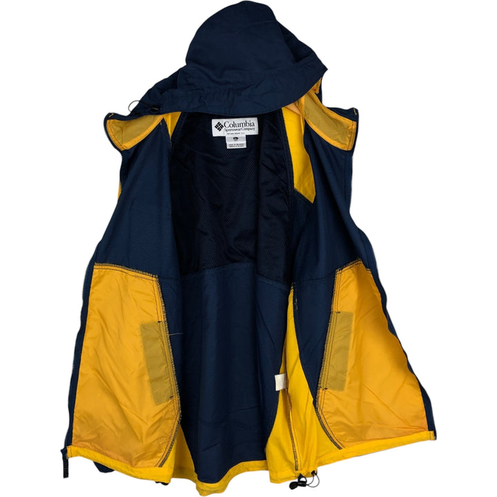 90s-00'S Columbia Mountain Parka Shell Jacket, Men's Size L (Equivalent), Vintage unclear yellow type Vintage Second Hand