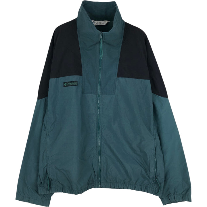 90'S Columbia Mountain Jacket, Shell Jacket, White Tag, Men's XL, Vintage unclear Green type dark green Vintage Second Hand