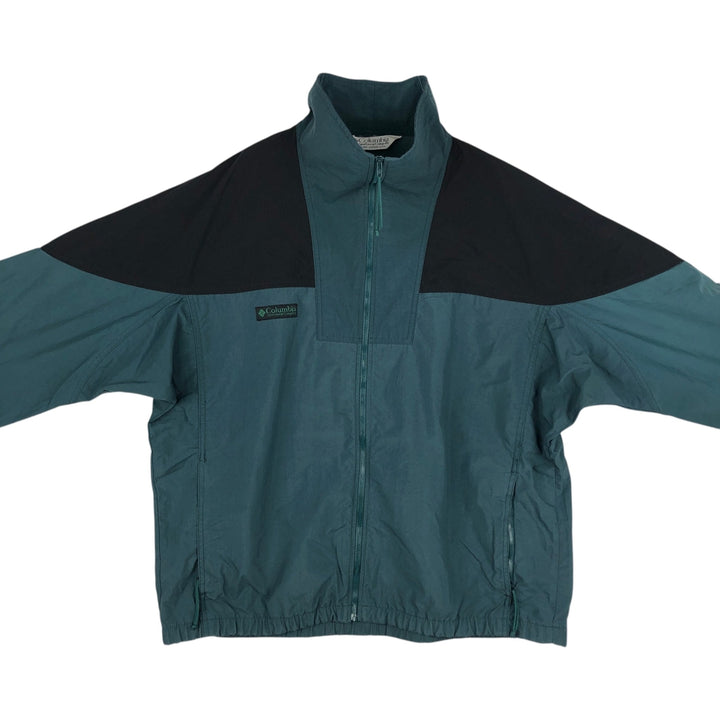 90'S Columbia Mountain Jacket, Shell Jacket, White Tag, Men's XL, Vintage unclear Green type dark green Vintage Second Hand
