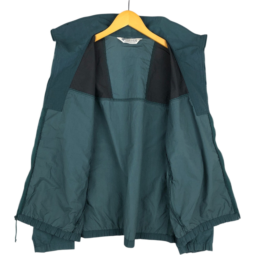 90'S Columbia Mountain Jacket, Shell Jacket, White Tag, Men's XL, Vintage unclear Green type dark green Vintage Second Hand