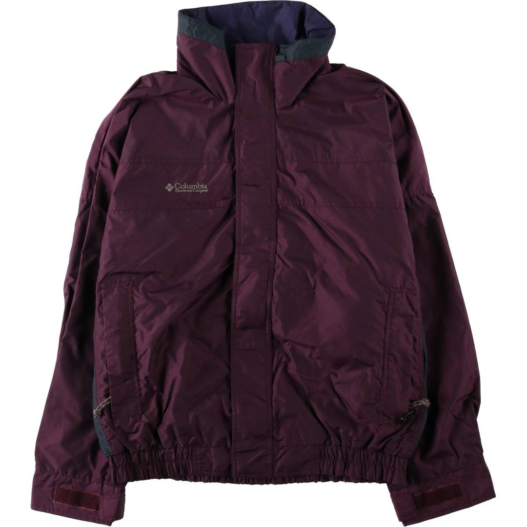90s-00'S Columbia BUGABOO Mountain Parka Shell Jacket, Men's Size M (approx.) Nylon wine-red Vintage Second Hand