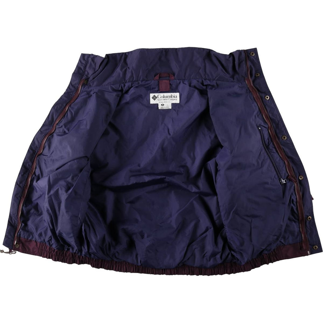90s-00'S Columbia BUGABOO Mountain Parka Shell Jacket, Men's Size M (approx.) Nylon wine-red Vintage Second Hand