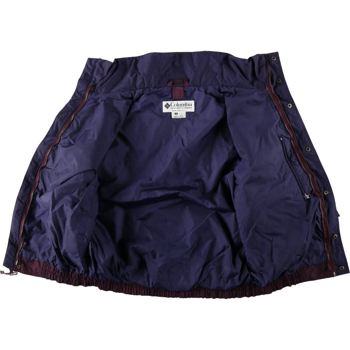 90s-00'S Columbia BUGABOO Mountain Parka Shell Jacket, Men's Size M (approx.) Nylon wine-red Vintage Second Hand