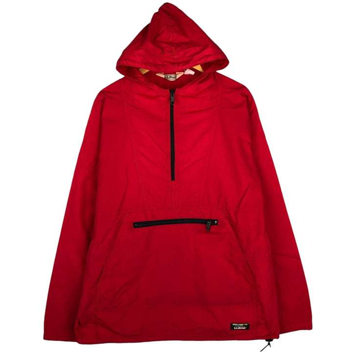~90'S LLBean Anorak Parka, Men's XL equivalent, Vintage unclear red type Vintage Second Hand