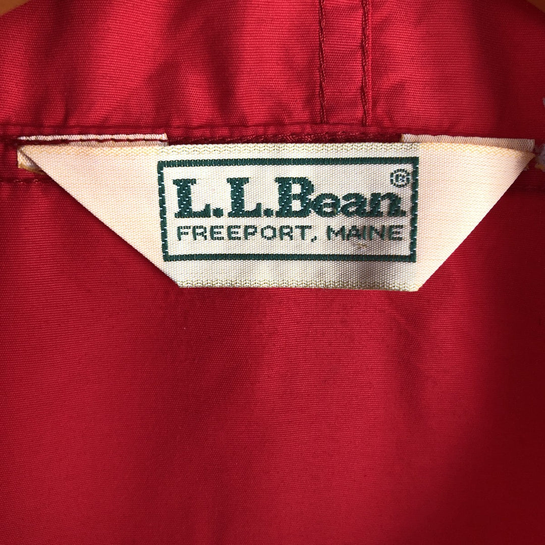 ~90'S LLBean Anorak Parka, Men's XL equivalent, Vintage unclear red type Vintage Second Hand