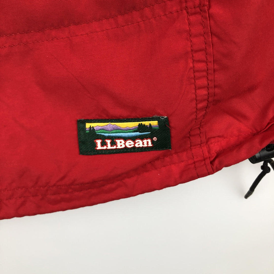 ~90'S LLBean Anorak Parka, Men's XL equivalent, Vintage unclear red type Vintage Second Hand