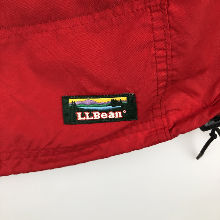 ~90'S LLBean Anorak Parka, Men's XL equivalent, Vintage unclear red type Vintage Second Hand