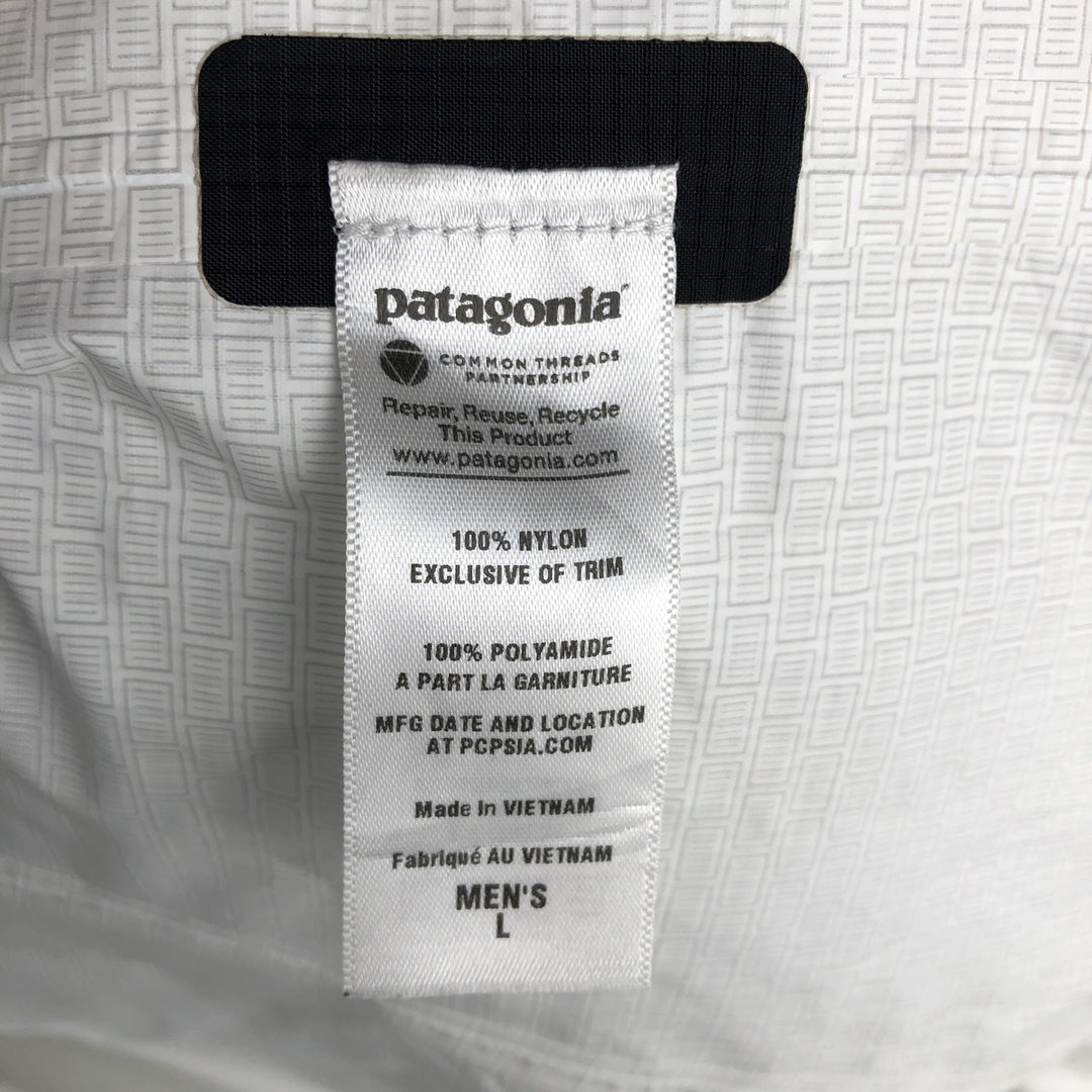Patagonia 83801SP13 Mountain Parka Shell Jacket, Men's Size L (approx.) Nylon black type Vintage Second Hand