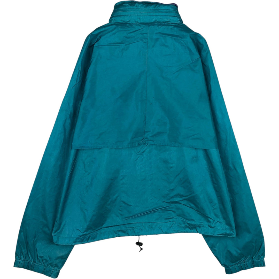 90'S LLBean Mountain Jacket Shell Jacket Men's Size L (approx.) Vintage Nylon turquoise blue Vintage Second Hand