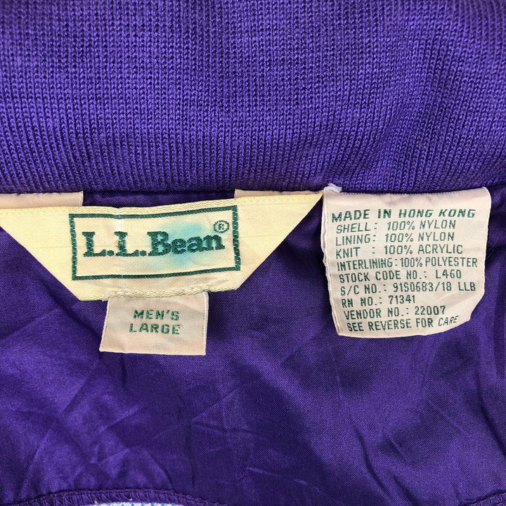 90'S LLBean Mountain Jacket Shell Jacket Men's Size L (approx.) Vintage Nylon turquoise blue Vintage Second Hand