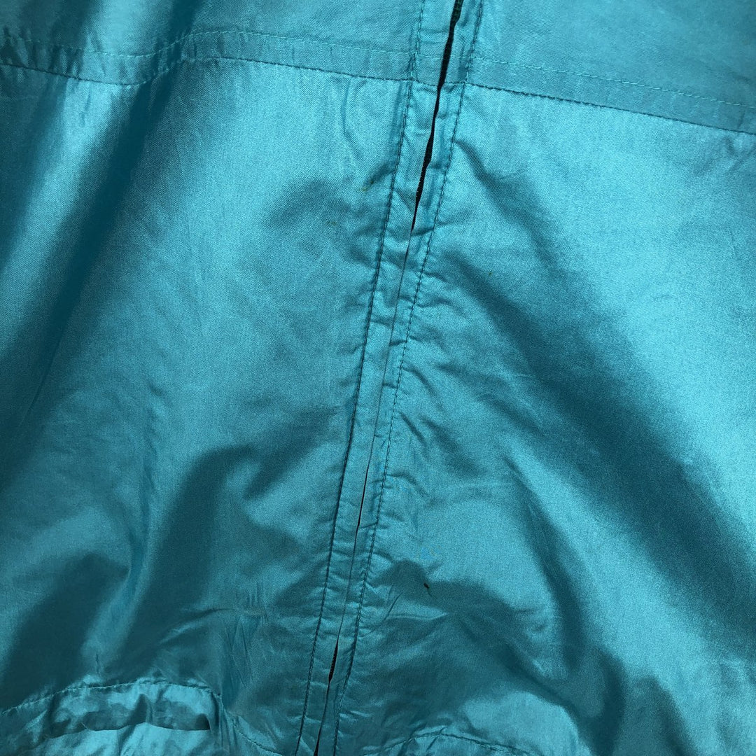 90'S LLBean Mountain Jacket Shell Jacket Men's Size L (approx.) Vintage Nylon turquoise blue Vintage Second Hand