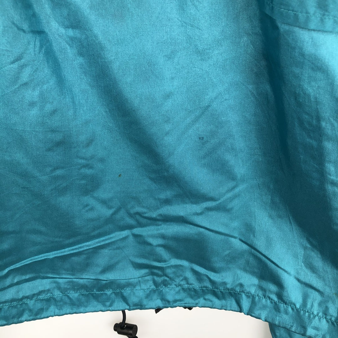 90'S LLBean Mountain Jacket Shell Jacket Men's Size L (approx.) Vintage Nylon turquoise blue Vintage Second Hand