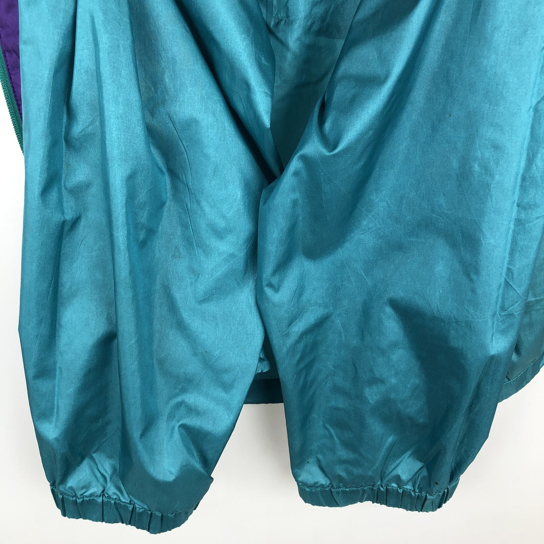 90'S LLBean Mountain Jacket Shell Jacket Men's Size L (approx.) Vintage Nylon turquoise blue Vintage Second Hand