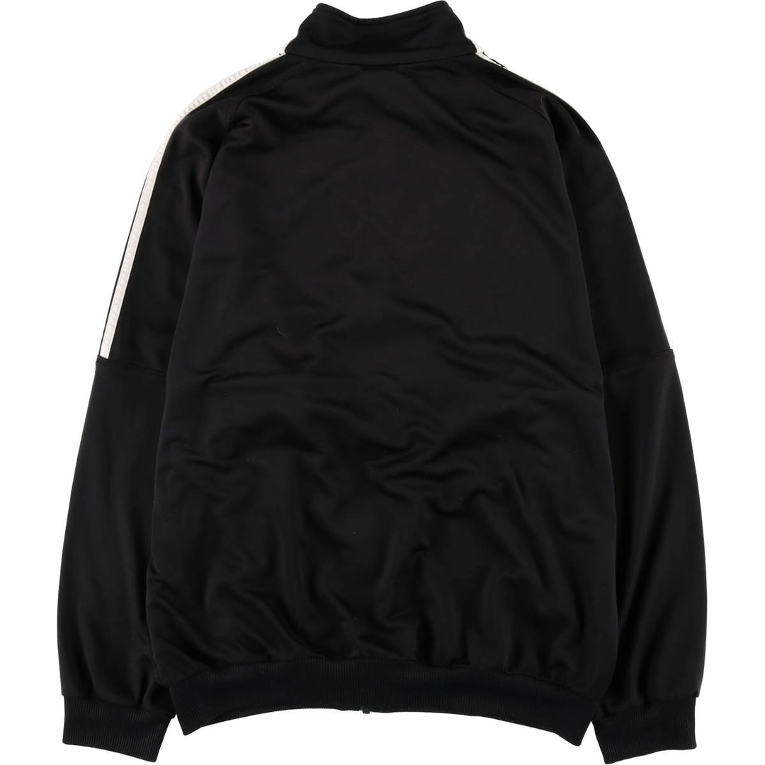 00'S adidas jersey track jacket, men's size L polyester black type Vintage Second Hand