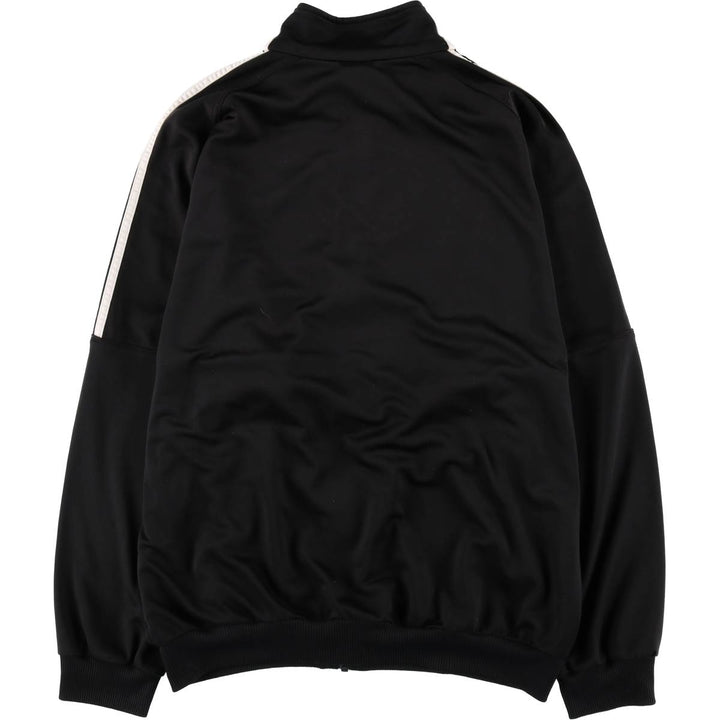 00'S adidas jersey track jacket, men's size L polyester black type Vintage Second Hand