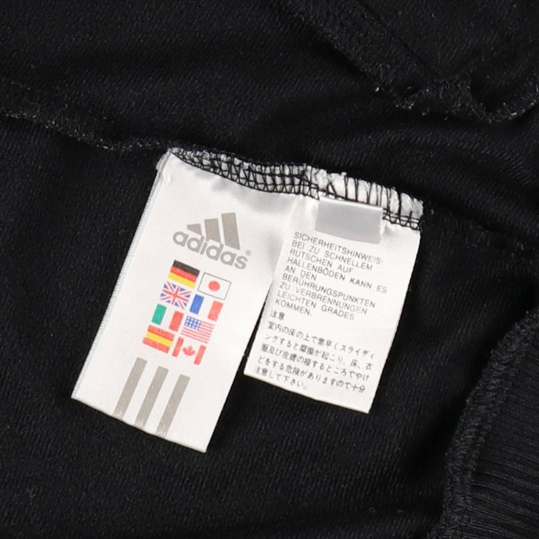 00'S adidas jersey track jacket, men's size L polyester black type Vintage Second Hand