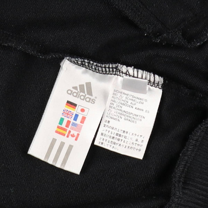 00'S adidas jersey track jacket, men's size L polyester black type Vintage Second Hand