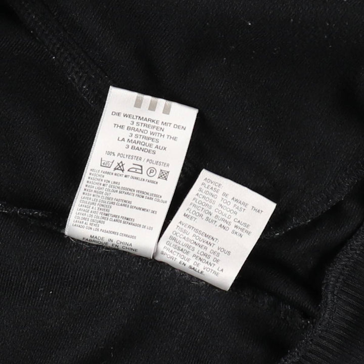 00'S adidas jersey track jacket, men's size L polyester black type Vintage Second Hand