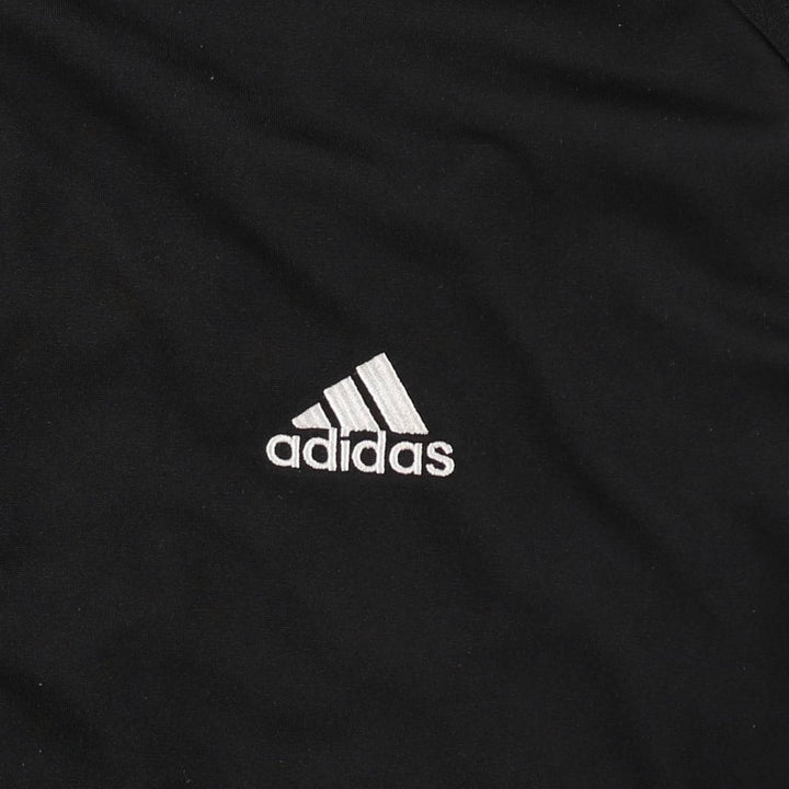 00'S adidas jersey track jacket, men's size L polyester black type Vintage Second Hand