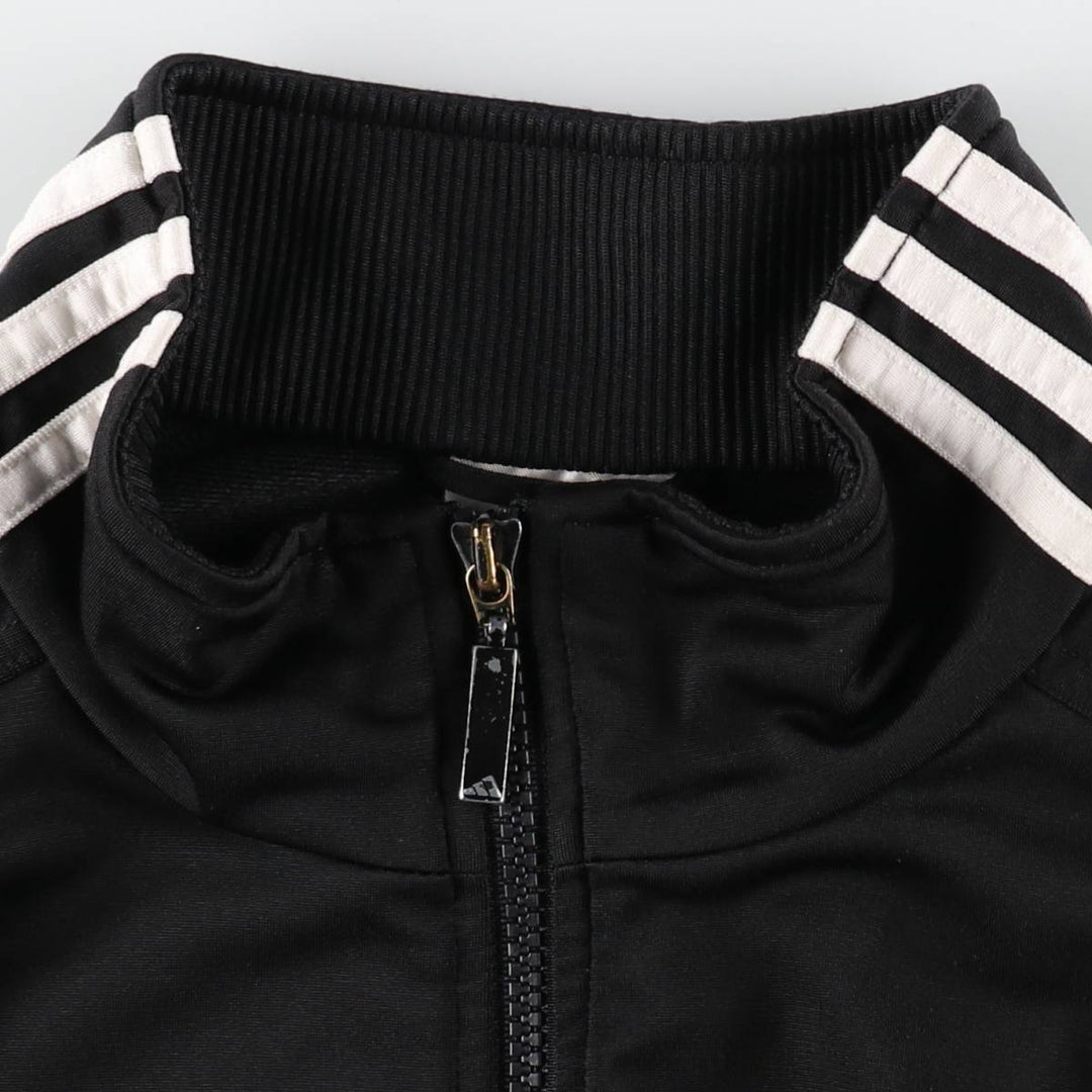 00'S adidas jersey track jacket, men's size L polyester black type Vintage Second Hand